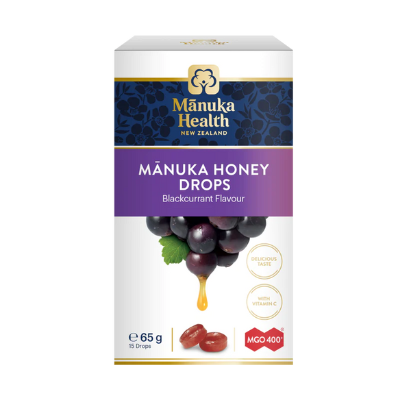 Mānuka Honey & Blackcurrant Drops